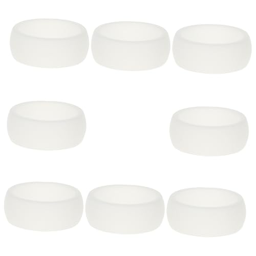 Anillos de silicona para dedo para hombre 8 piezas