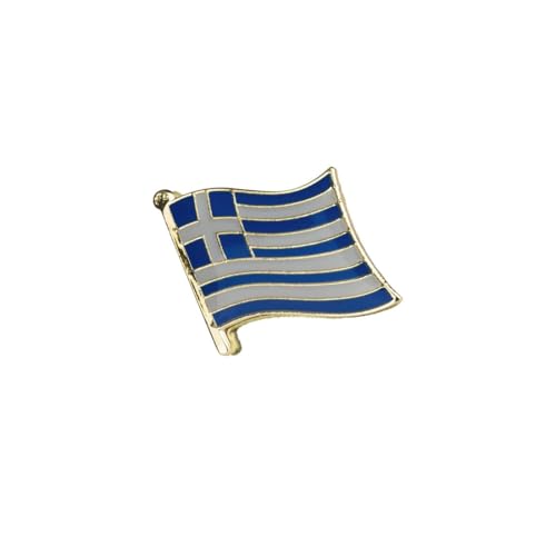 Clj Charles Le Jeune Pin's Drapeau Grèce Flottant - Drapeaux - qualité de finition - Epingle - Broche - Badge - PINS EUROPE