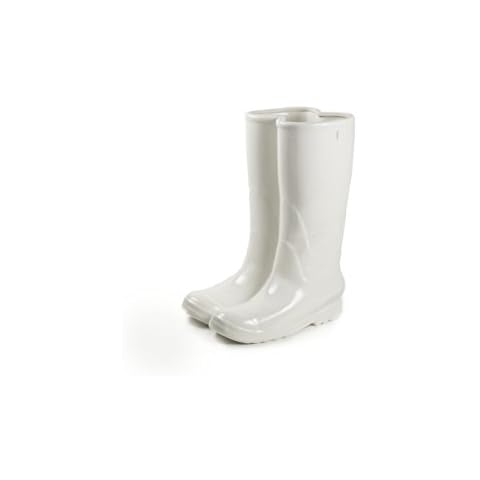 Paragüero de Porcelana Rainboots SELETTI 36 cm de Alto Blanco Cover
