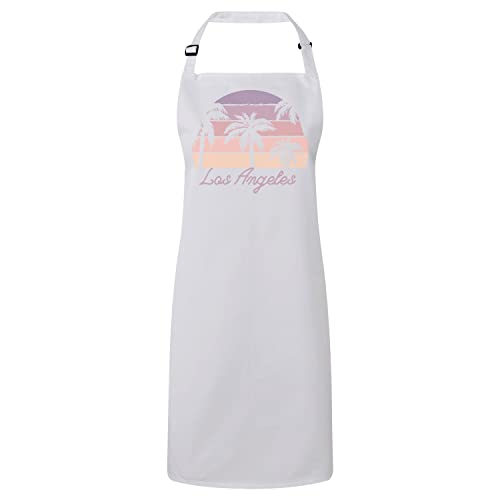 Tablier de cuisine Los Angeles Soleil parfait pour vos barbecues d'été et repas en terrasse