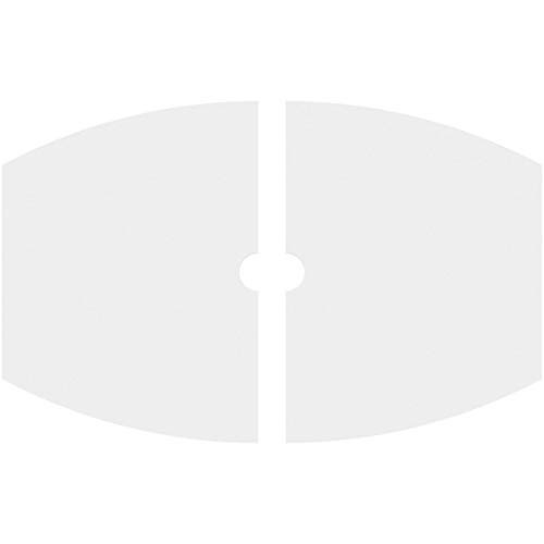 Image of Ekena Millwork CMP40X26KY2-03000 Kailey Architectural Grade PVC Contemporary, Two Piece Urethane Ceiling Medallions 40 inchW x 26 5 /8 inchH x 3 inchID x 21 1 /2 inchC x 1 inchP