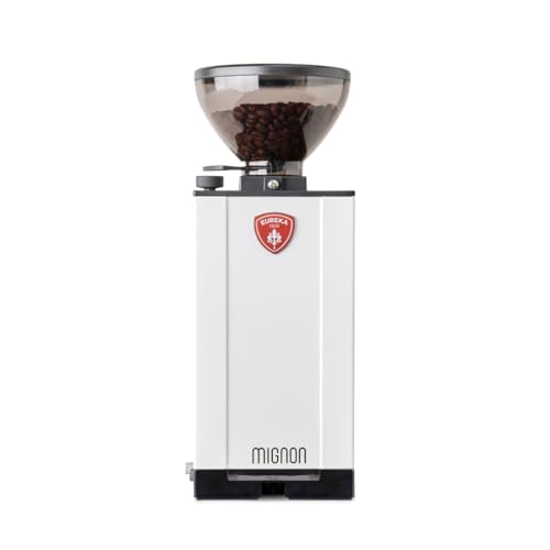 Image of Eureka Mignon Crono Brew Coffee Grinder | 150g | 50mm Steel Burrs | Timer | White | 150g, 50mm Steel Burrs, Timer
