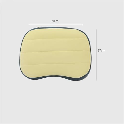Oreiller de Camping Gonflable avec Couvercle Lavable - Oreiller d'air de Voyage Portable pour l'extérieur, Le Camp, Le Sport, la randonnée et Le randonnée