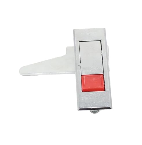 Serrure à bouton MS603 rouge pour boîtier électrique sans perte de clé