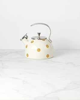 Kate Spade New York 875284 Deco Kettle, 3.65 LB, Gold Dot