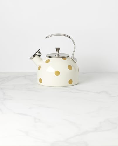 Kate Spade New York 875284 Deco Kettle, 3.65 LB, Gold Dot
