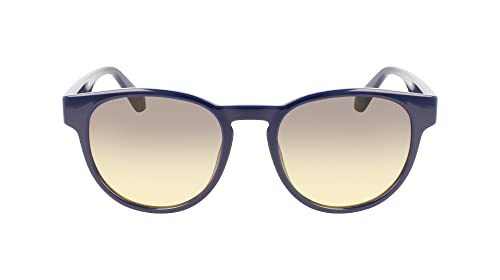 Calvin Klein Jeans Unisex Adult Sunglasses CKJ22609S - Blue with Gradient Grey Yellow Lens