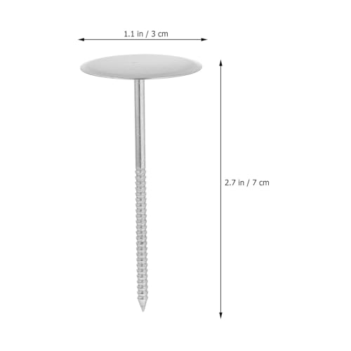 Hemoton 24 Pcs Cake Nail Reusable Stainless Steel Baking Heating Core Cake Needles Lifters Cupcake Decorating Tool Stainless Steel Baking Tools