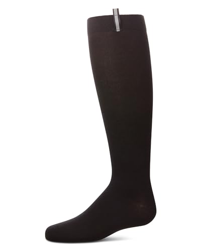 MeMoi Girls' Reflective Tab Knee High Socks