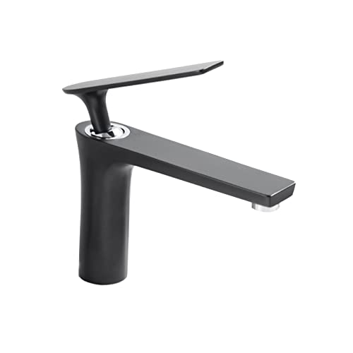 Bassin de Salle de Bain Moderne avec Robinetterie Blanche