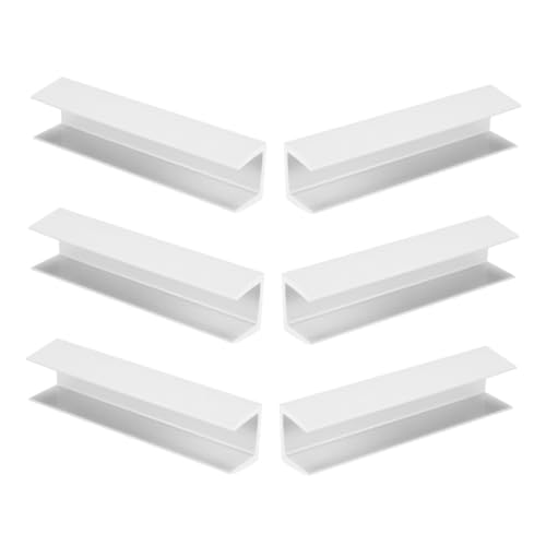 GLSTOY Türverstärkungsset 6-teilig Nut Weiß U-Form Sicher Für Jungen Und Mädchen Haustiere Schnelle Montage