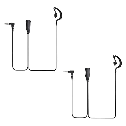 Retevis RT622P Walkie Talkie Auricular 1 Pin 3,5mm Solo Compatible RT622P RB619 Radios Bidireccionales (2 Uds.)