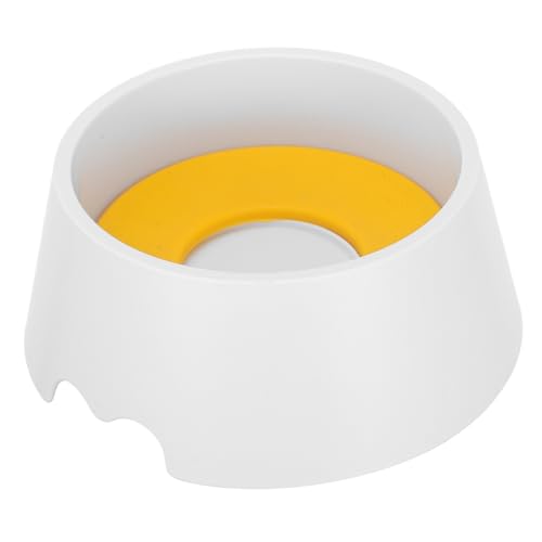 HOUDERCO Cat and Dog Water Bowl Floating Design Material Splash Feeder for Cats and Dogs Keeps Mouth Dry Prevents Water Spillage for Drinking Environment