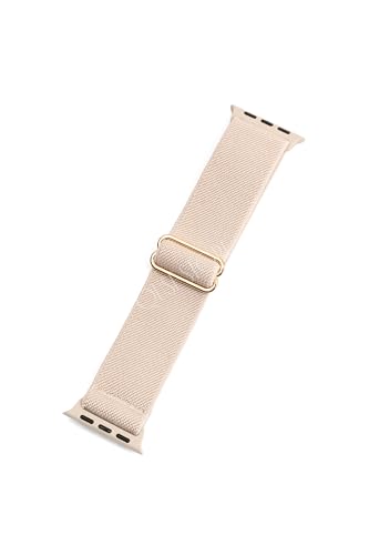 Kumaş Kordon Apple Watch ile Uyumlu; Ayarlanabilir Yumuşak Tekstil Desenli Tasarım, Series 10/11 42 mm-41 mm-40 mm-38 mm & 46 mm-45 mm-44 mm