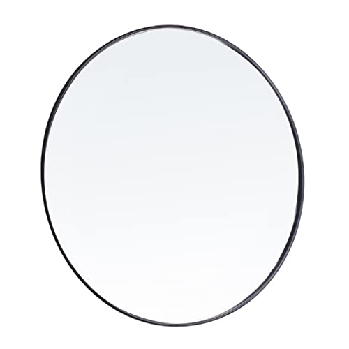 Leisure Traders 100cm Round Wall Mounted Mirror (Black)