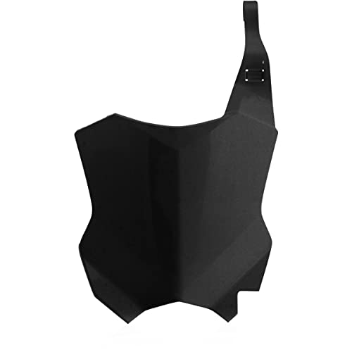 Acerbis Placa de matrícula delantera (negro metálico) para Kawasaki KX250 19-24