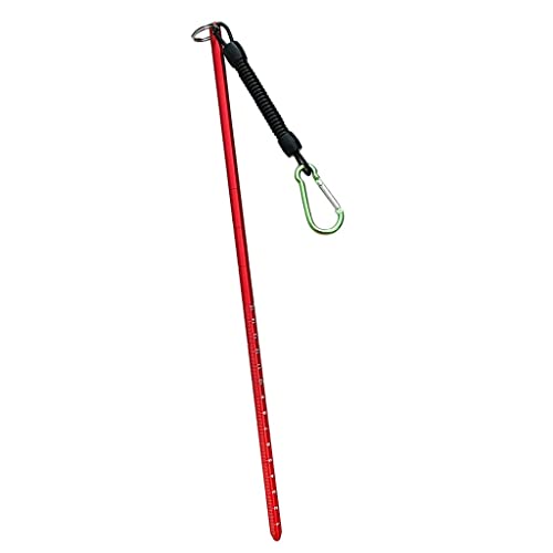 FytStycale Diving Pointer Stick for Scuba with Coil Lanyard and Noise Maker, Red