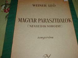 Leo Weiner Magyar Parasztdalok (Otodik Sorozat)