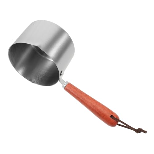 OKUMEYR Olla de Acero Inoxidable para Salsa Olla para Hervir Leche Olla Multifuncional para Cocinar Olla para Derretir Mantequilla