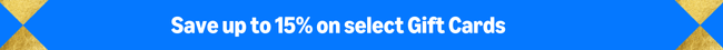 Up to 15% Off Gift Cards