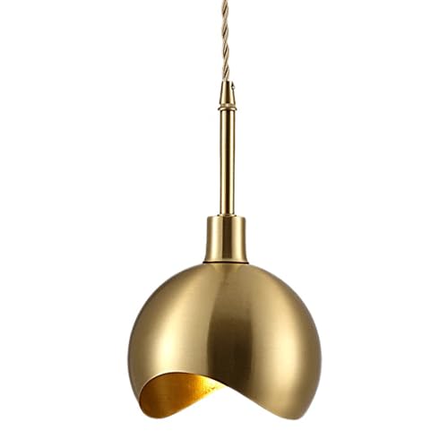 Suspension en cuivre E14 gain de place pour chevet et couloir
