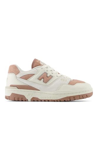 New Balance 550 Women's Shoes, Sea Salt/Landslide, Size 5.5