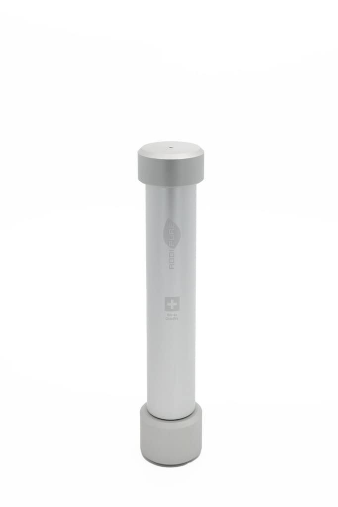 Extractor PEO 35 * 35, no Regulable en Altura, Aluminio alimentario, anodizado Natural. Capacidad de llenado de Plantas hasta 15g.