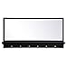 Elegant Decor Entryway Mirror with Shelf 42 Inch X 21 Inch in Black