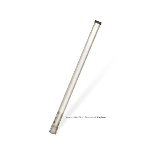 Real Feel Golf Mats Country Club Elite Commercial Shag Tube (1) Commercial Quality Golf Ball Shagger/Retriever Aluminum Metal with Stainless | Proud to Be Made in USA (No Plastic Import)