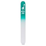 Baby Nail File by baby blue giraffe The Original Glass Baby Nail File- 100% Made in Europe (Green)