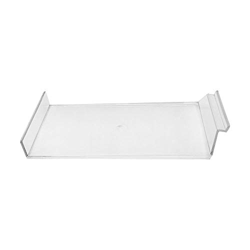 MH GLOBAL Lucite Clear Acrylic Slatwall Hat Shelf Retail Store Display Fixture