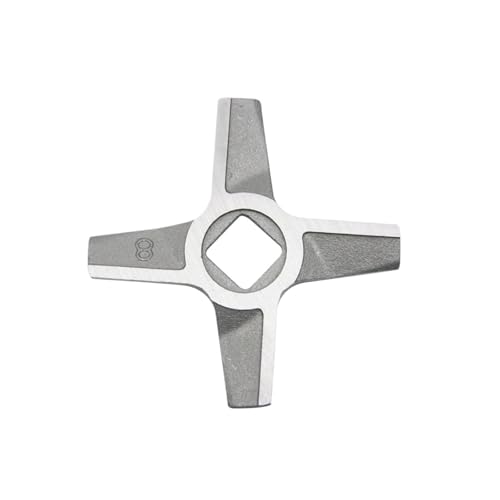 CINDTRGA Cuchilla for picadora de Carne n.° 8, Cuchilla de Doble Filo, Repuesto Compatible con Zelmer MM1200, Compatible con Bosch MFW3910W MMWPL, repuestos for electrodomésticos de Cocina.