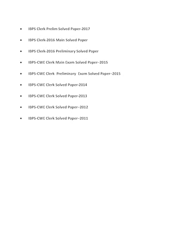 Image of 24 Year-wise IBPS Clerk Preliminary & Main Exams Previous Year Solved Papers (2024 - 2011) 7th Edition