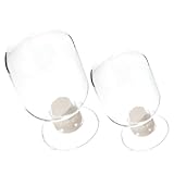 Ciieeo Glasflaschen mit Deckel 2 Stück Streichholzhalter und Vorratsglas zur Präsentation Runde Glasbehälter für Streichhölzer Geeignet für Wohn und Arbeitsbereiche