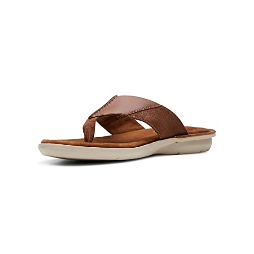 Image of Clarks mens TanOutdoor Sandals