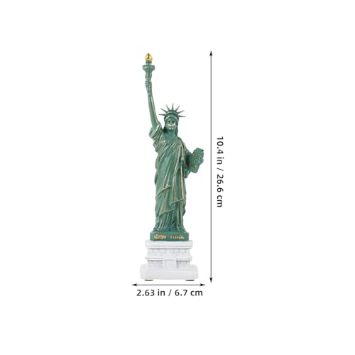 Statue de la Liberté en résine petite et compacte pour décoration de maison