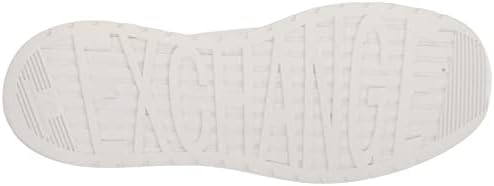 A|X Armani Exchange Men's Nylon Pull On Fashion Sneakers, Optical White, 11 | Image 3