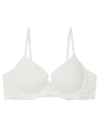 women'secret Beautiful Sujetador clásico Relleno Microfibra Bra, Blanco Hueso, 95C para Mujer