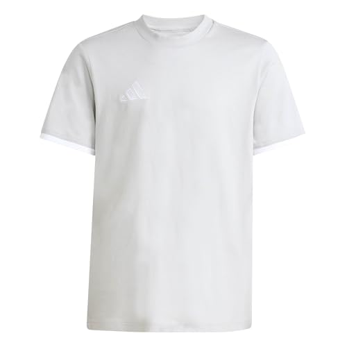 adidas Mixte Enfant Entrada26 Kids Shirt, Team Light Grey/White, 9-10 Years