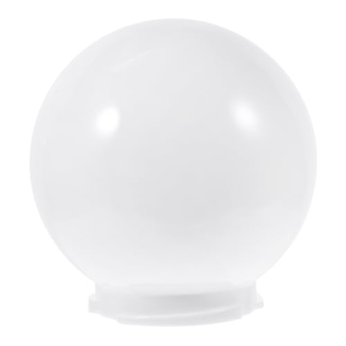 UPKOCH Pantalla de Repuesto Esfera Acrílica para Lámparas Exteriores Protectora para Farolas Jardín y Paredes Luz Cálida