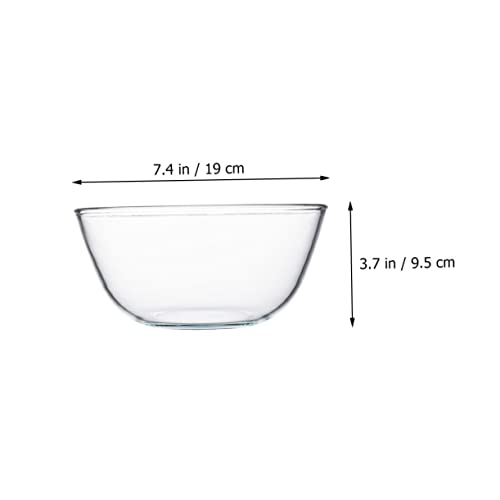 Bol en verre transparent pour salades et apéritifs de vos repas partagés
