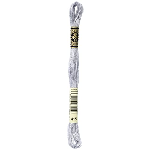 Bulk Buy: DMC Thread Six Strand Embroidery Cotton 8.7 Yards Black 117-415 (12-Pack)