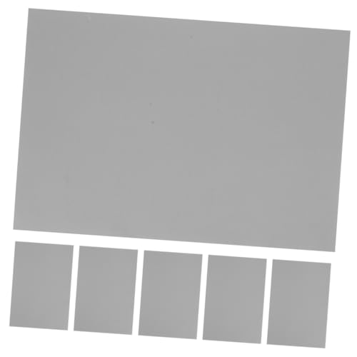 MINAOLULUS 6 Hojas Material Del Modelo De La Mesa De Arena Coche De Pegatinas Ferrocarril Pegatinas Pegatina De Vía Férrea Decoración Del Modelo De Tren Papel Grey