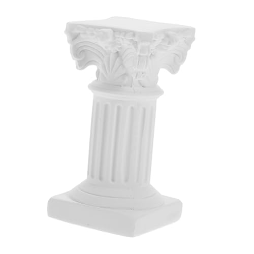Warmhm Roman Column Model Miniature Resin Candle Holder Stand for Wedding Decor