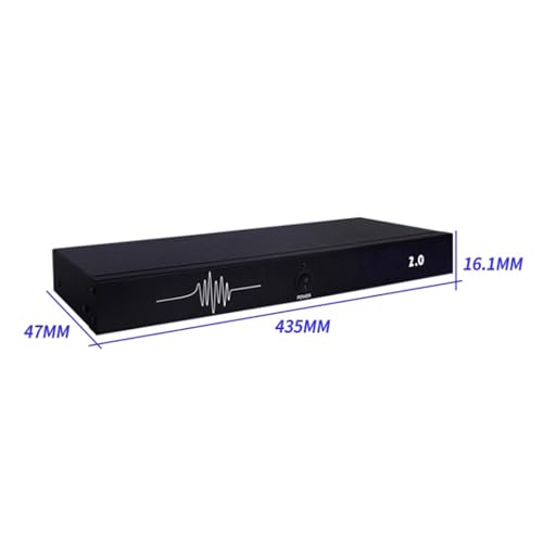 Supresor profesional de retroalimentación Hi-fi, procesador de audio digital, supresor anti-aullido para micrófono, anti-aullido digital automático de 5 niveles, para escenario, conferencias y KTV miniatura 5