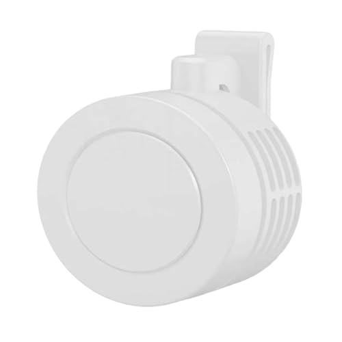 ミニ小型サイクロンウエストファン、ポータブルサイレントミニリーフレスクリップファン、USBまたはバッテリー駆動、3つの風速、ハンズフリーネックファン、アウトドア、ハイキング、キャンプ、旅行に適しています-ホワイト