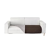 Zymjzbetic Wasserdichter Hundebettbezug und Haustierdecke, Sofa, Haustierbettmatte, Auto, Inkontinenz, Matratzenschoner, Möbel, Couchbezug für Sofa, Auto, Bett(Coffee,100x130cm 40x50in)
