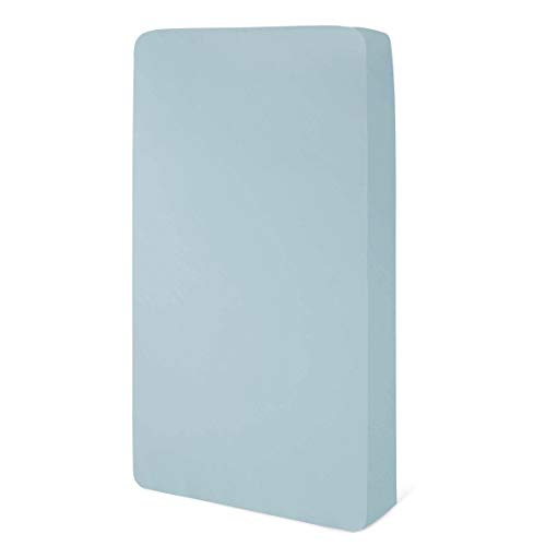 LA Baby 100% Cotton Jersy Fitted Sheet for Standard/Full Size Crib Mattress - Made in USA