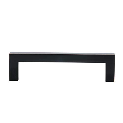 image for AmazonBasics Modern Square Cabinet Pull Handle, 3.34-inch Length (3-in
