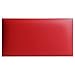 Mocadu Coussin Mural en Cuir avec Rembourrage de 50mm - Lit Tête de lit - Revêtement Mural - Panneau muraux | 60 x 30 Rouge